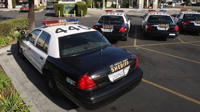 LA County Sheriffs Car