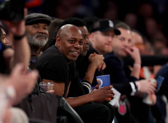 dave chappelle at knicks game