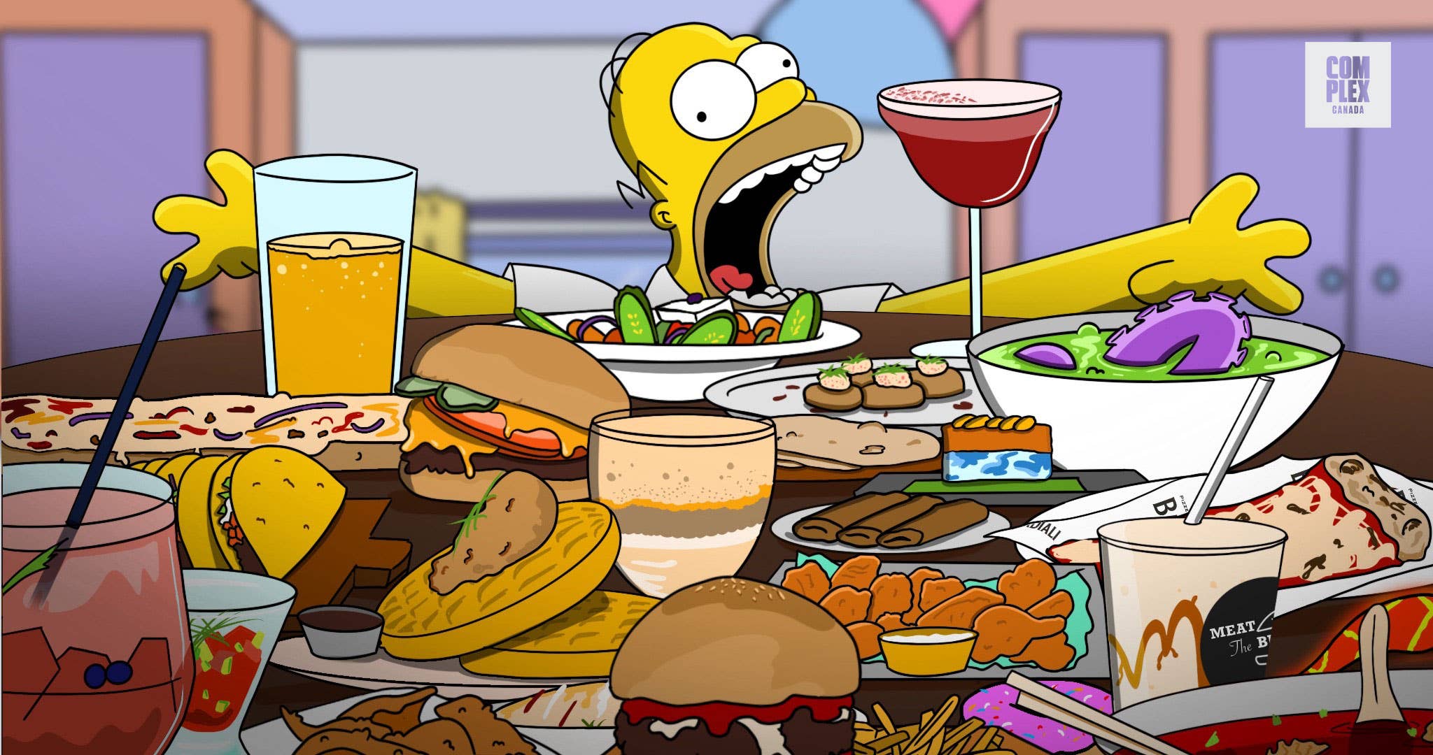 Homer Simpsons feasts on food from the best new Canadian restaurants of 2021