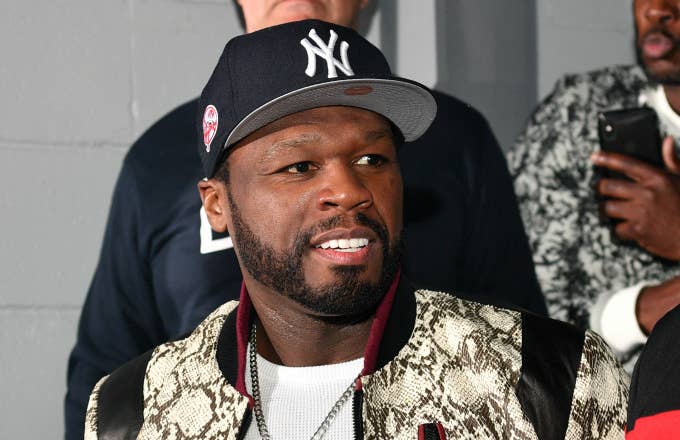 50 Cent attends The Grand Opening of Kiss Ultra Lounge