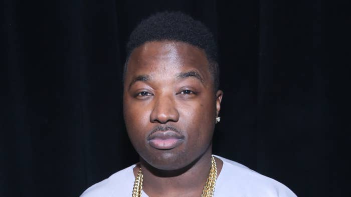 Troy Ave attends 106 &amp; Park at BET studio.