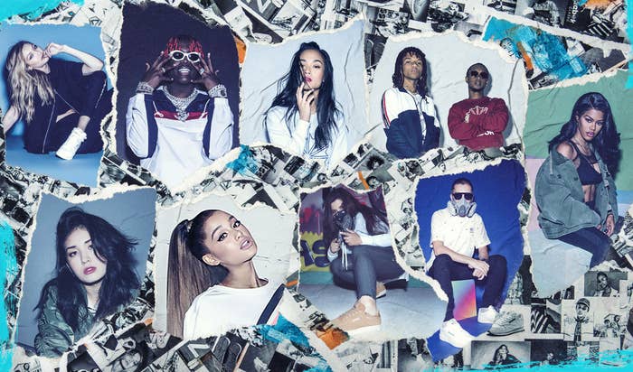 Reebok Ariana Grande, Gigi Hadid, Rae Sremmurd, Lil&#x27; Yachty &amp; Teyana Taylor