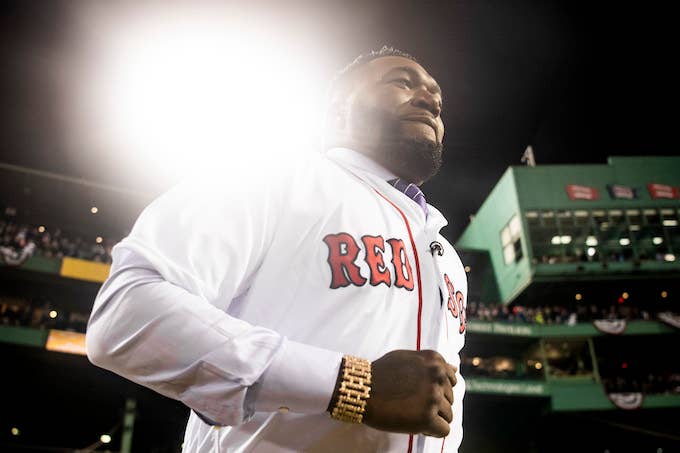 Former designated hitter David Ortiz of the Boston Red Sox.