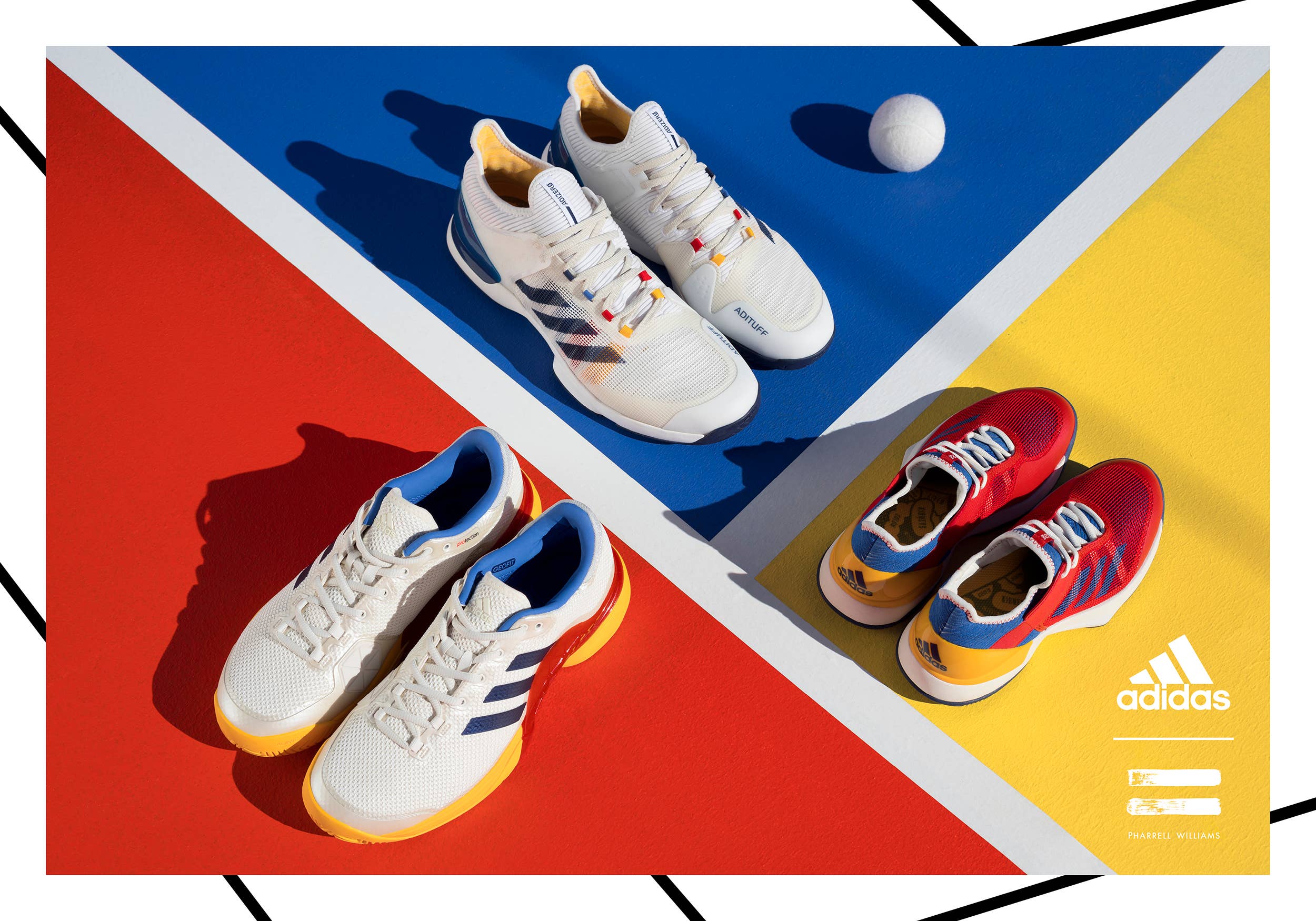 Adidas Tennis Collection by Pharrell Williams Footwear