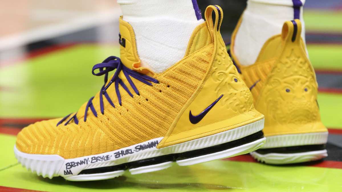 February 12, 2019 Nike LeBron 16 Lakers PE
