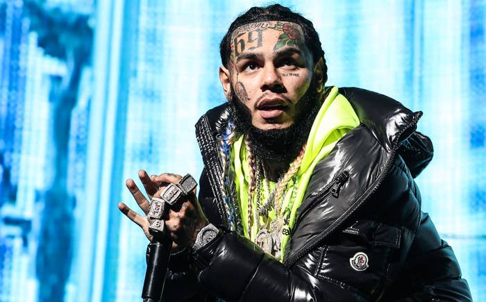 6ix9ine performs at MiamiBash in 2021