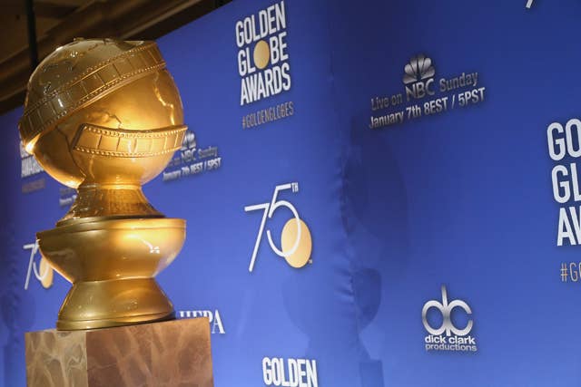 A general view of the atmosphere during the 75th Annual Golden Globe Nominations Announcement
