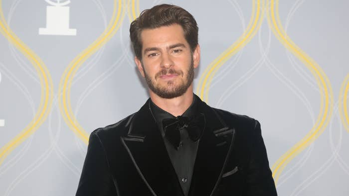 Andrew Garfield photographed at Tony Awards