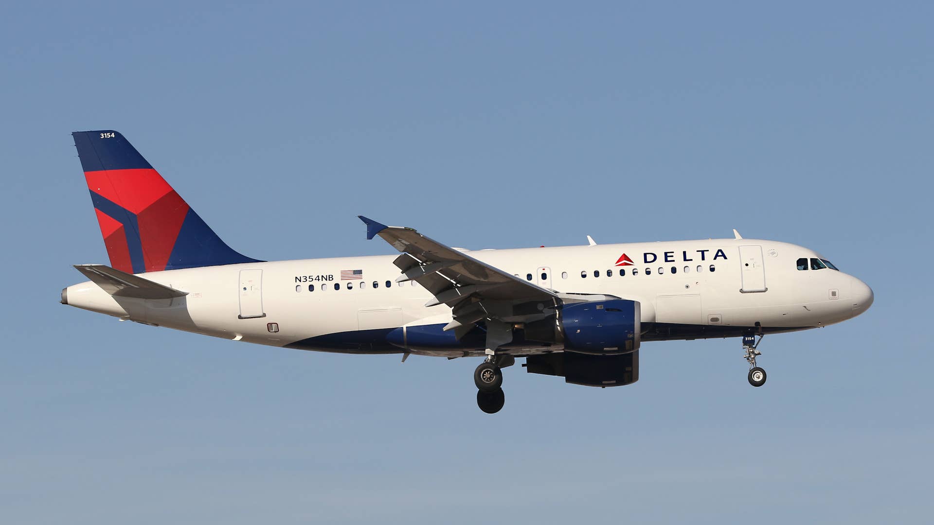 Delta Air Lines plane is pictured in flight