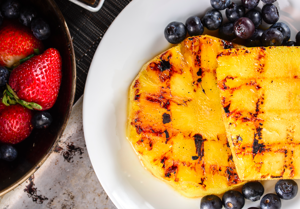vegetarian summer recipes grilled pineapple