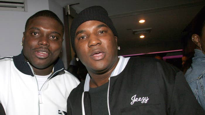 Kinky B and Young Jeezy during Young Jeezy&#x27;s Birthday Party