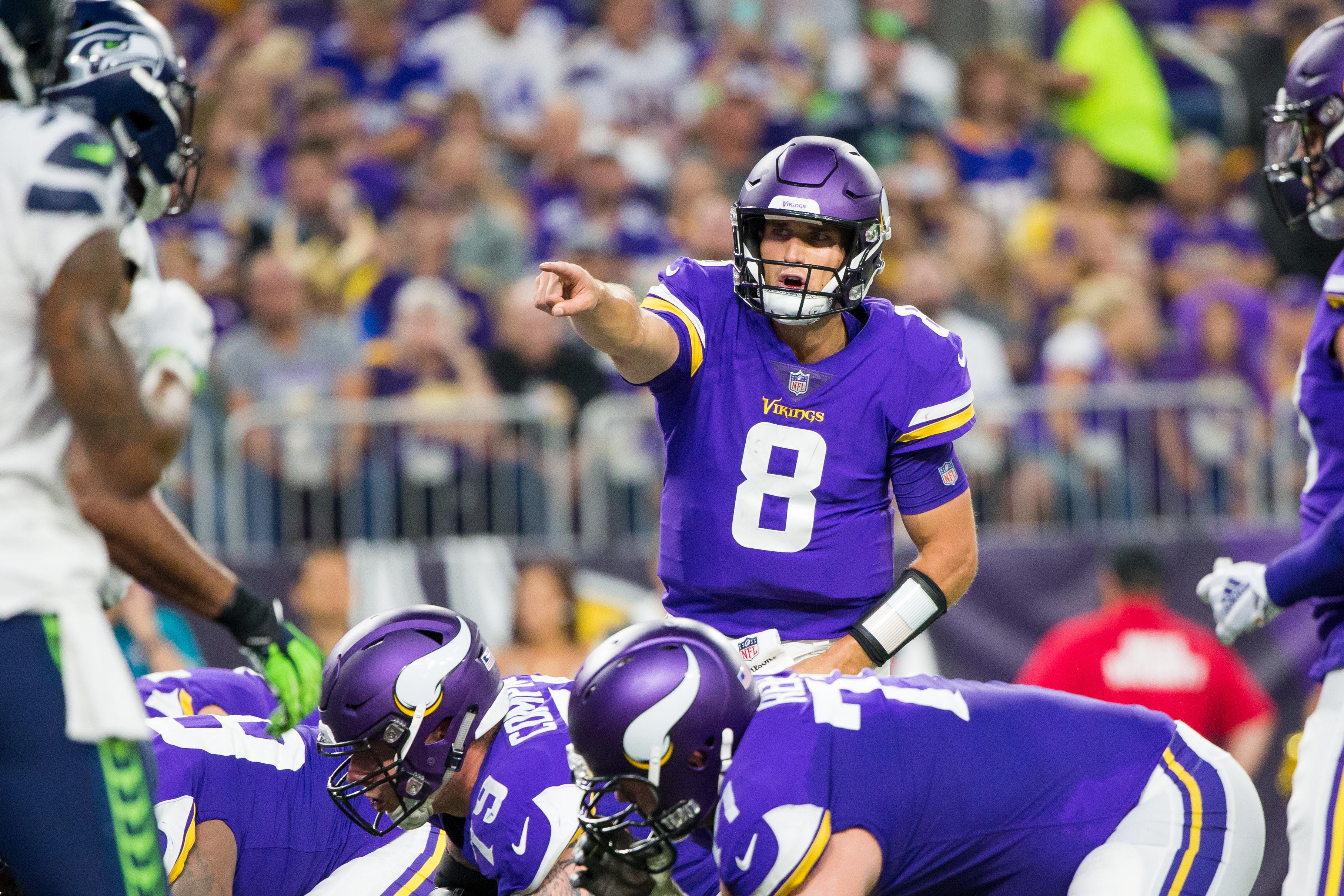 Kirk Cousins Vikings Seahawks Preseason 2018