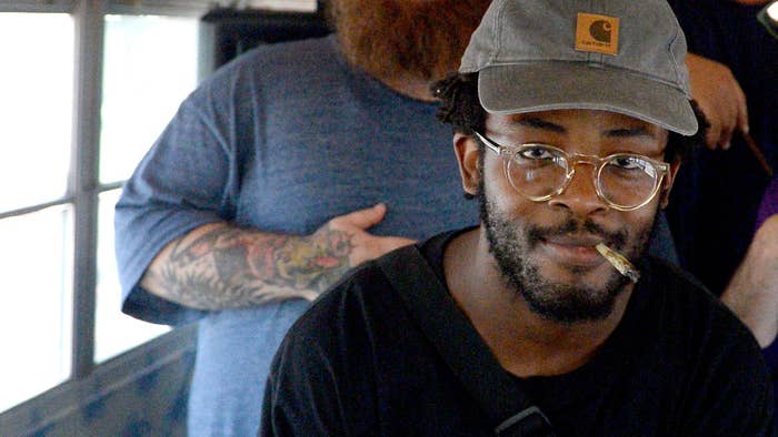 KnXwledge attends The &quot;VICELAND&quot; Comic-Con Party Bus in 2016