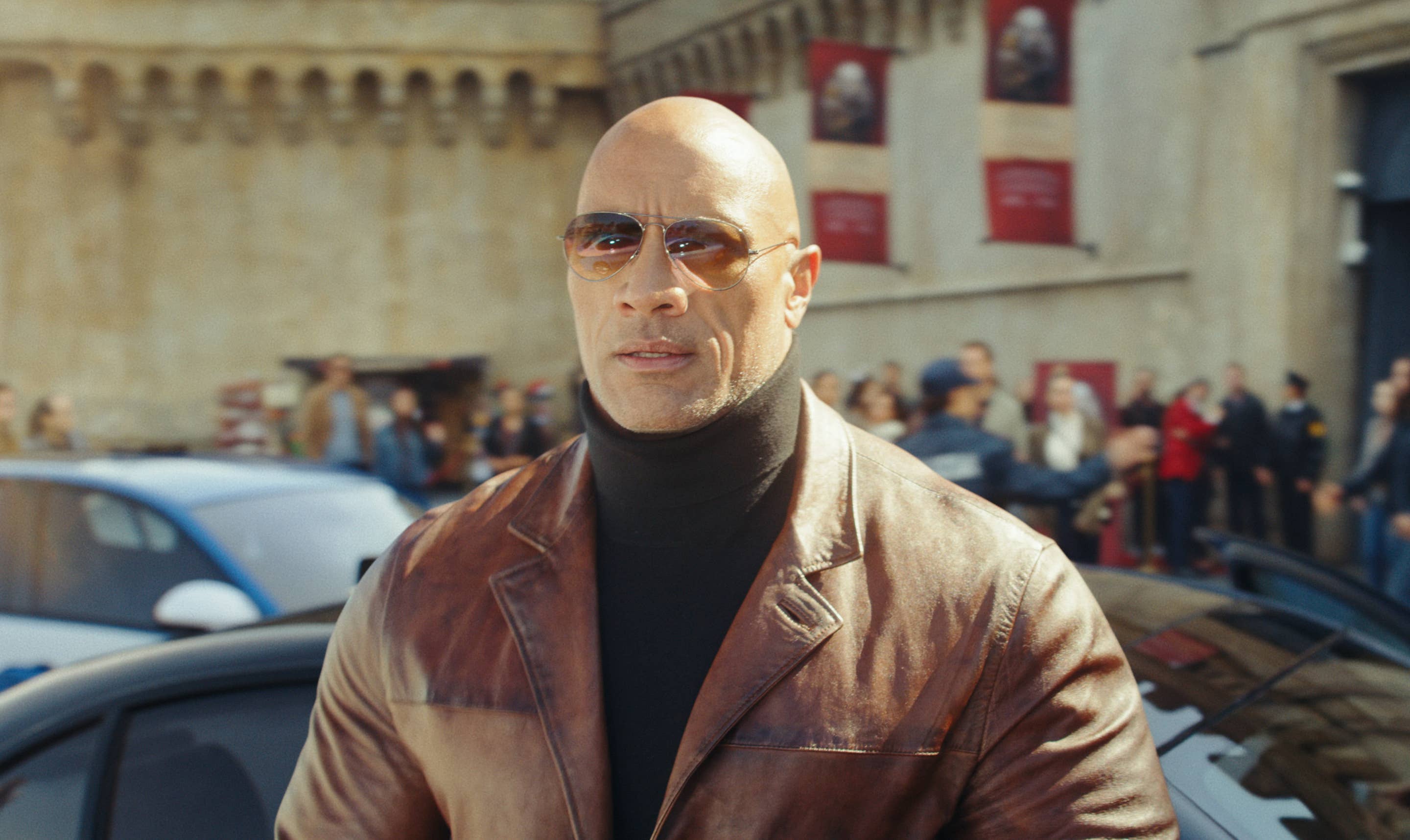 Dwayne Johnson in Netflix's 'Red Notice'