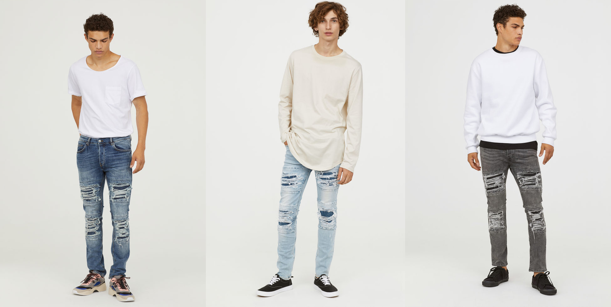 8 Fall Essentials Available at HM Right Now   Distressed Skinny Jeans