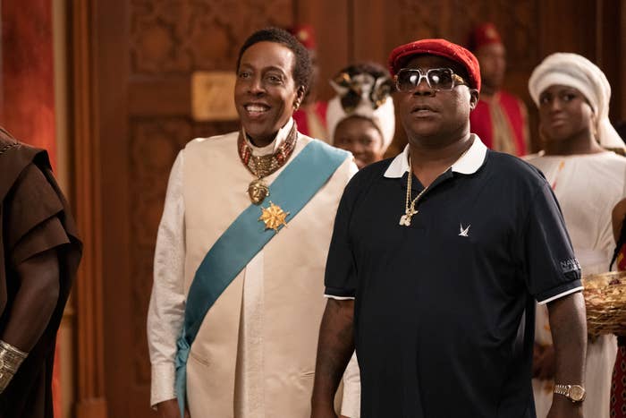 Arsenio Hall and Tracy Morgan in &#x27;Coming 2 America&#x27;