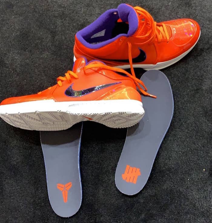 Undefeated x Nike Zoom Kobe 4 Protro Orange