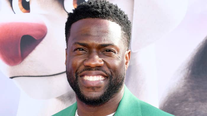 kevin hart is seen on the red carpet
