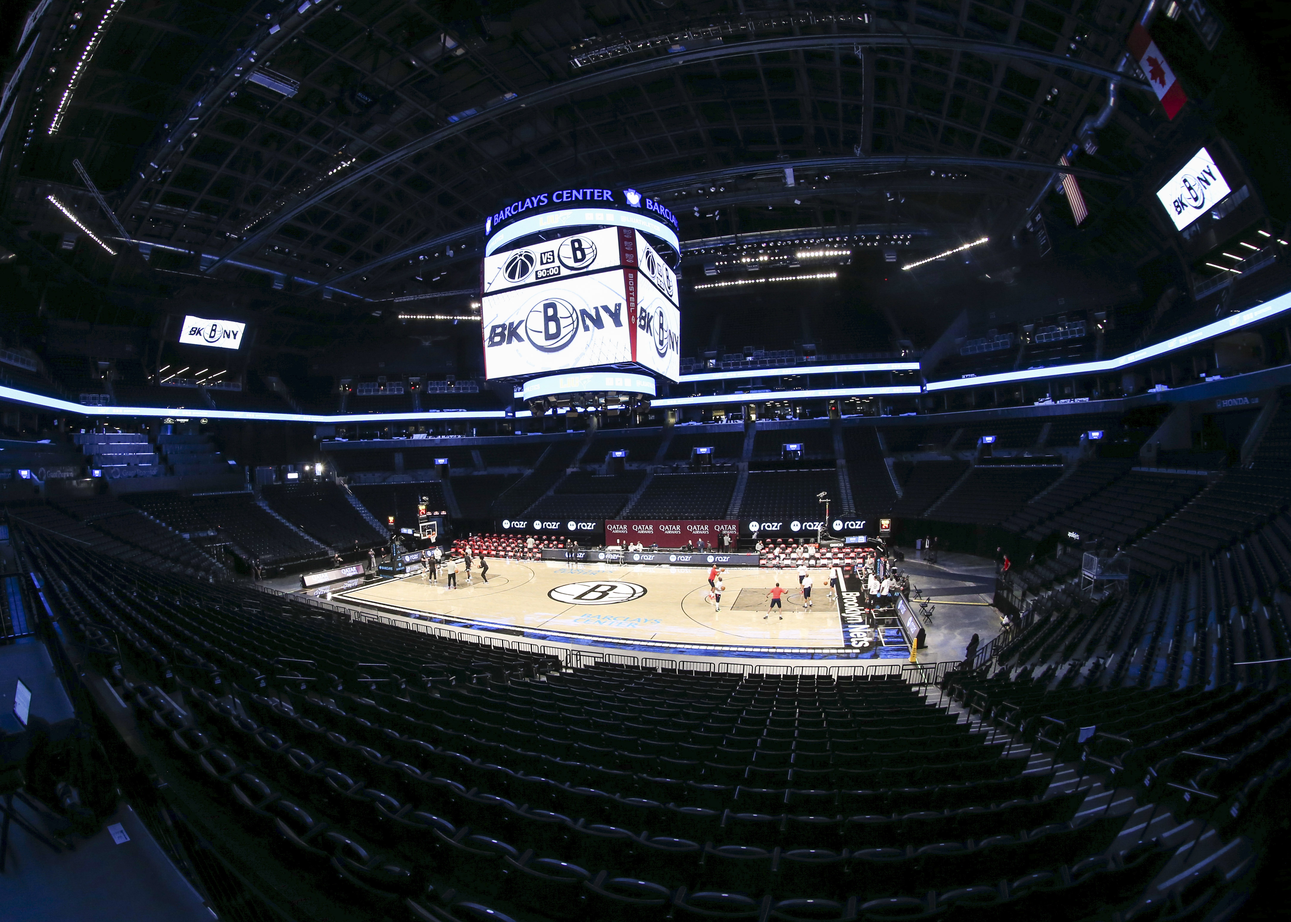 Barclays Center Nets Wizards Preseason 2020