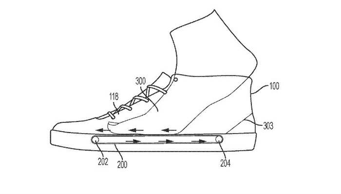 Nike Conveyor Belt Sneaker Patent