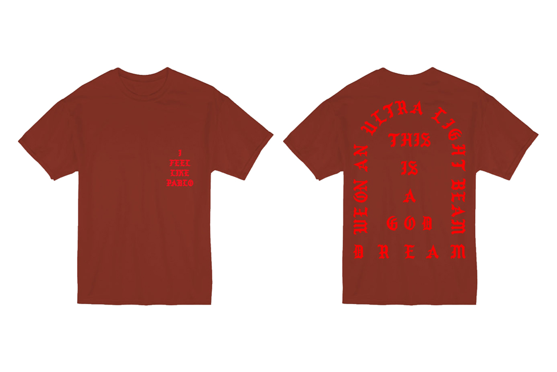 Merch designed by Virgil Abloh from a series of Kanye Wests concerts in  late 2012/early 2013 leading up to the Yeezus Era. Photo:…