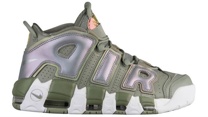 Nike Air More Uptempo Women&#x27;s Dark Stucco Release Date Profile 917593 001