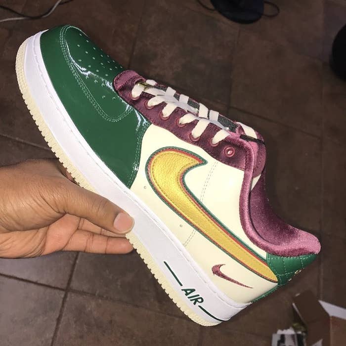 The Nike Air Force 1 Receives A Night Maroon Colorway