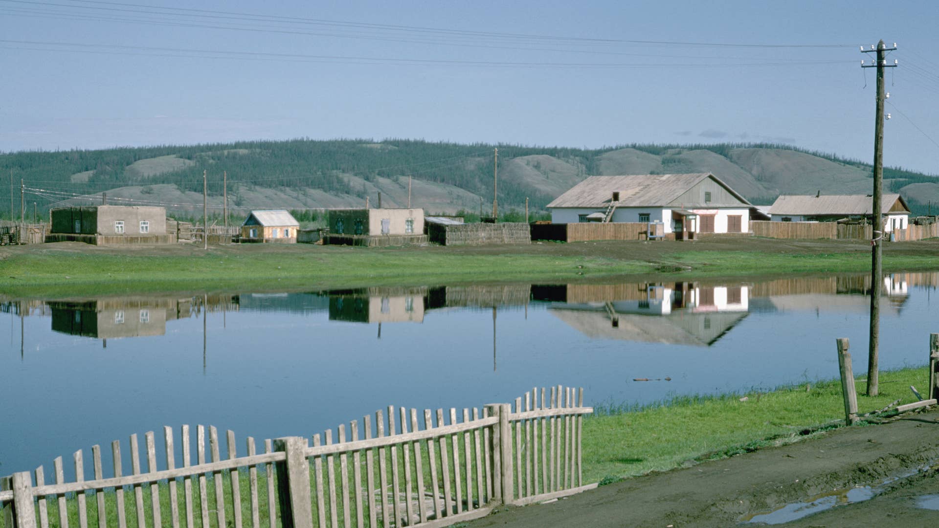 Rural scene in Verkhoyansk, USSR.