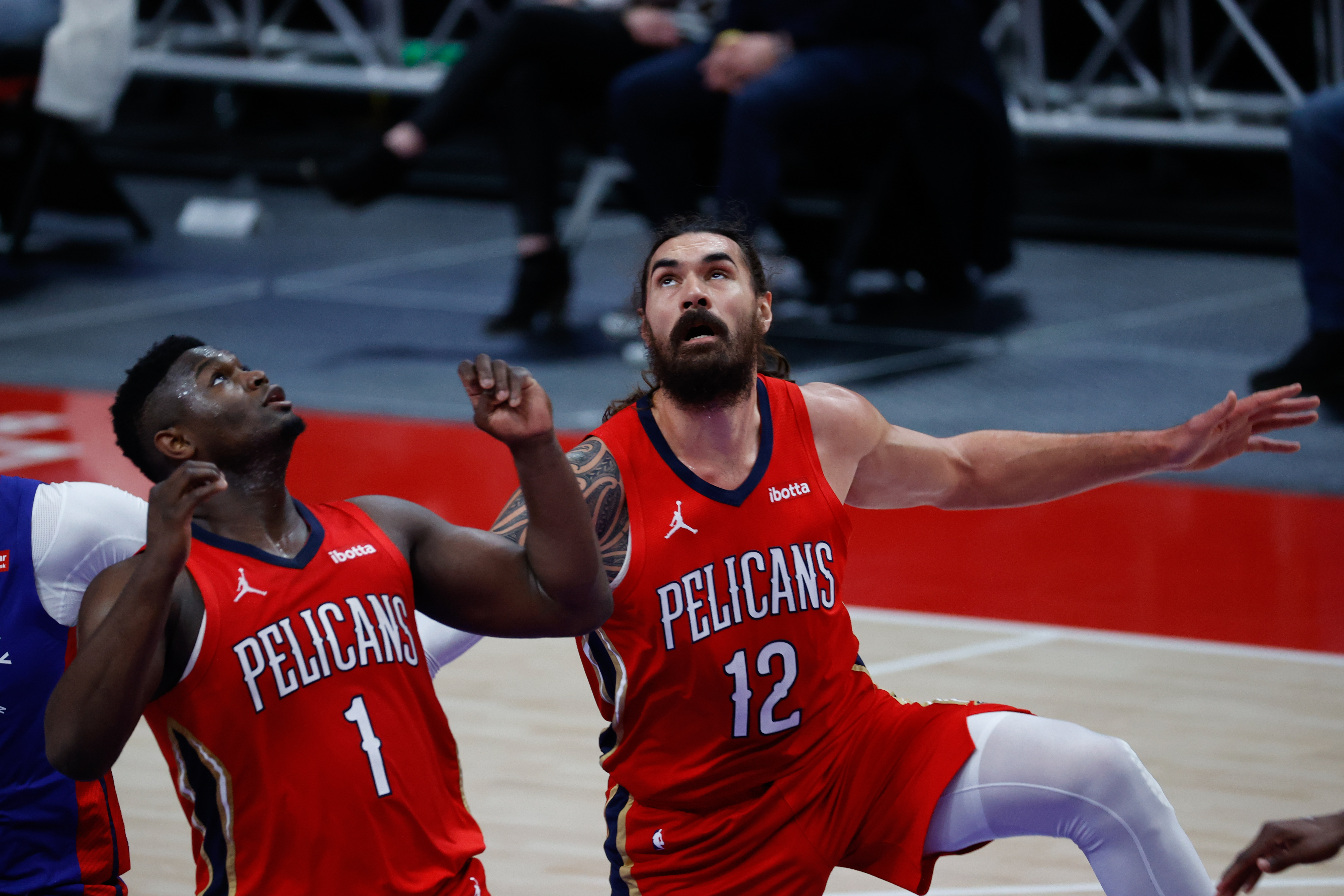 Zion Williamson Steven Adams Pelicans Pistons 2021