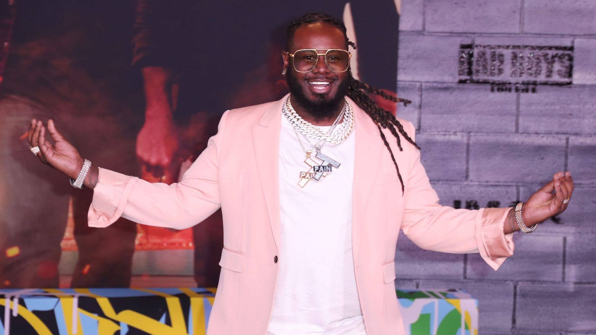 T-Pain at a red carpet.