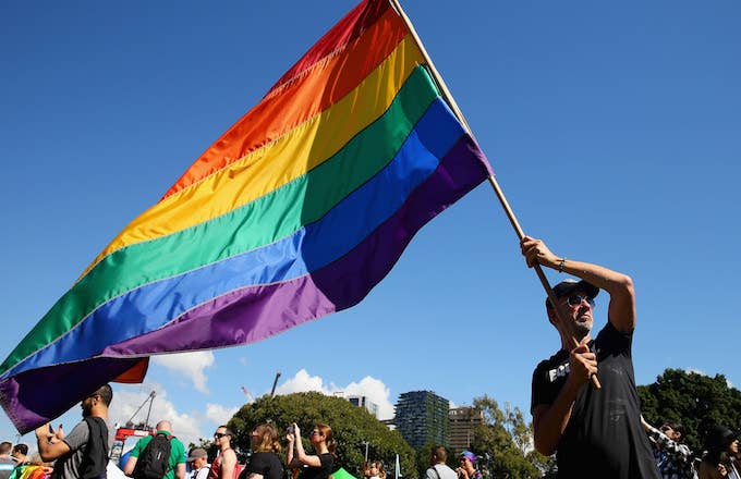 The Rainbow Flag in Sydney.