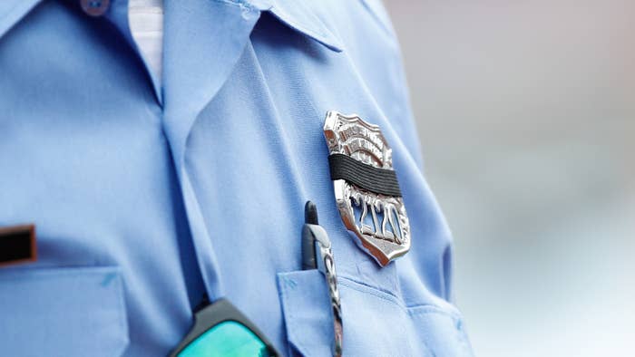 A Philadelphia Police Officer&#x27;s badge