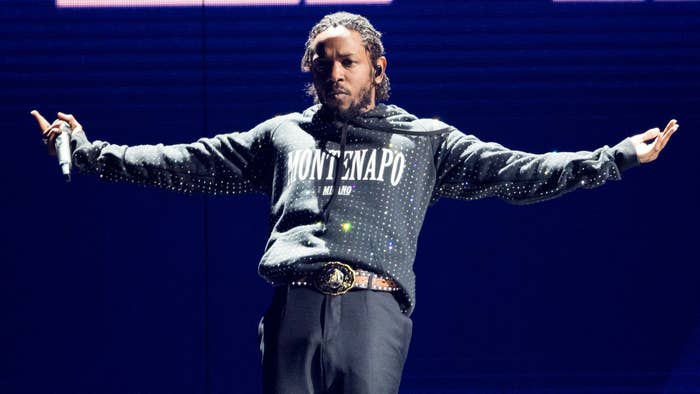 Kendrick Lamar at the 2018 BRITS
