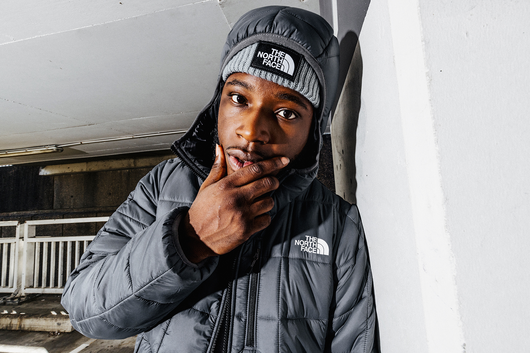 Australian rapper Jaecy in The North Face for JD Sports