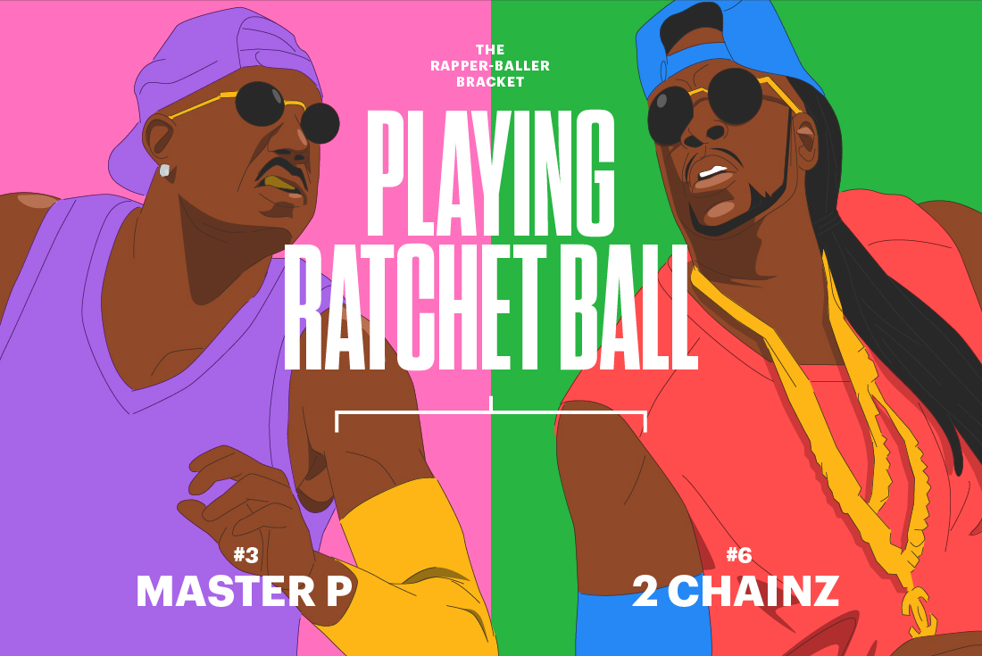 Master P 2 Chainz Rapper Baller Bracket Elite 8