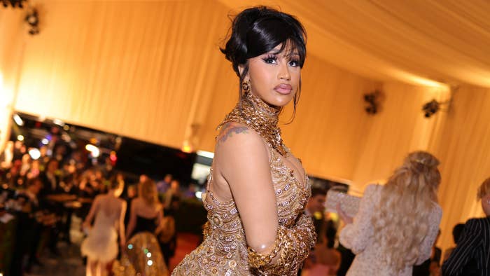 Cardi B photographed at Met Gala