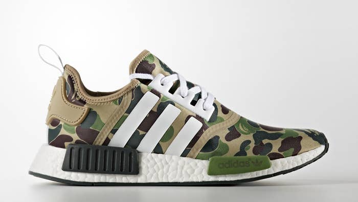 Adidas NMD x BAPE Olive Camo Sole Collector Release Date Roundup