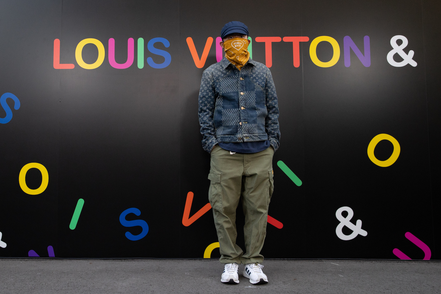 Louis Vuitton NiGO collaboration denim jacket