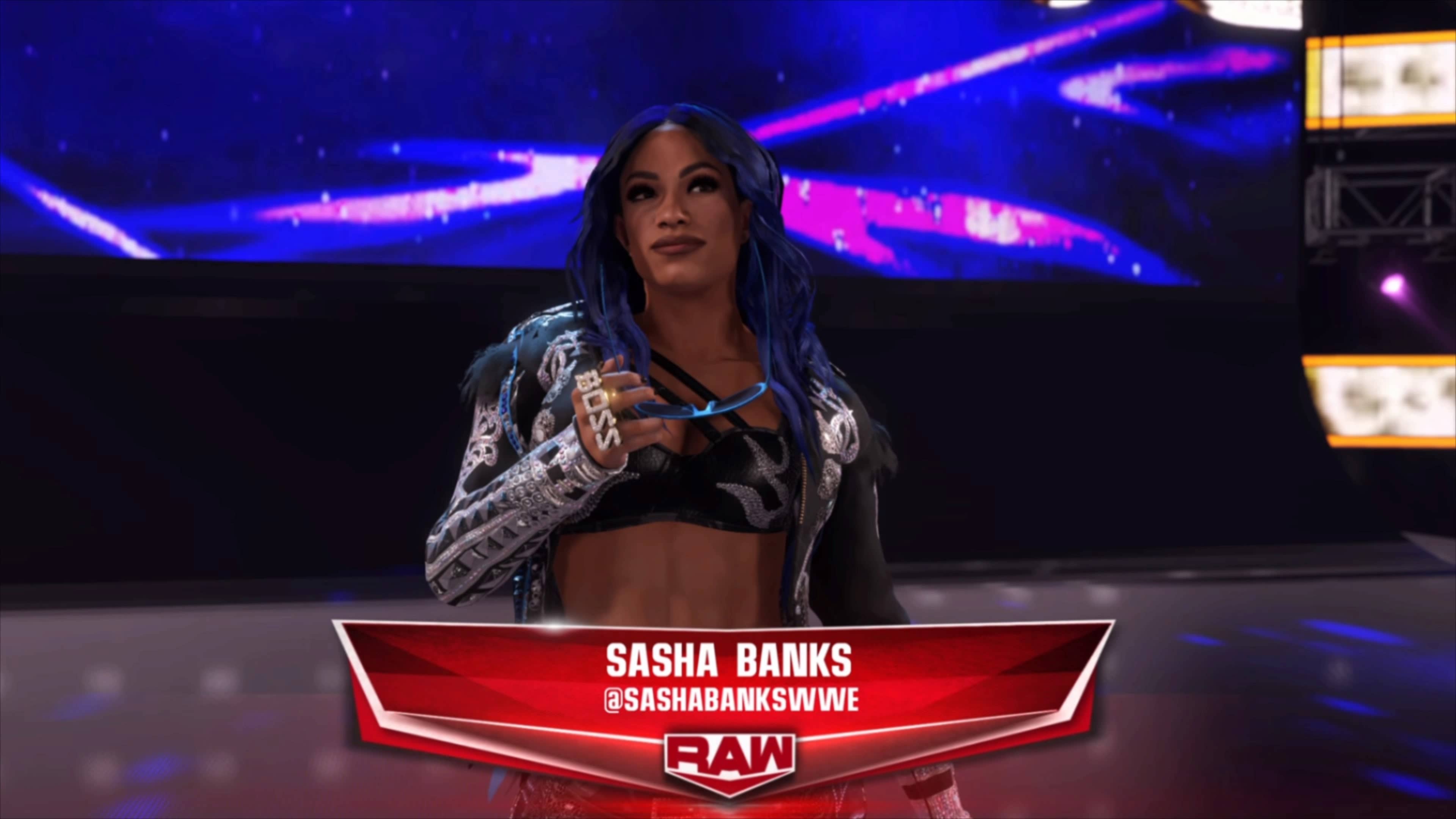 WWE 2K22 Sasha Banks