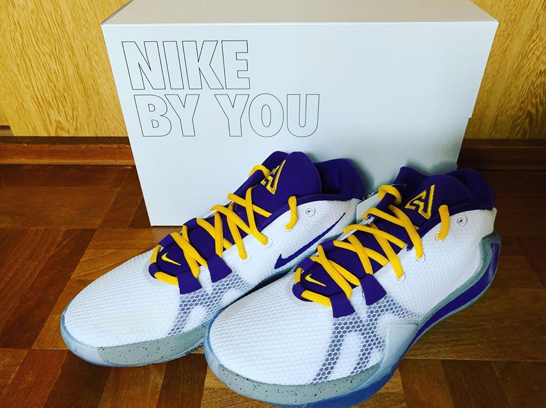 Nike By You Freak 1 Lakers