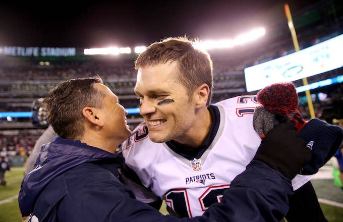 Tom Brady and Alex Guerrero