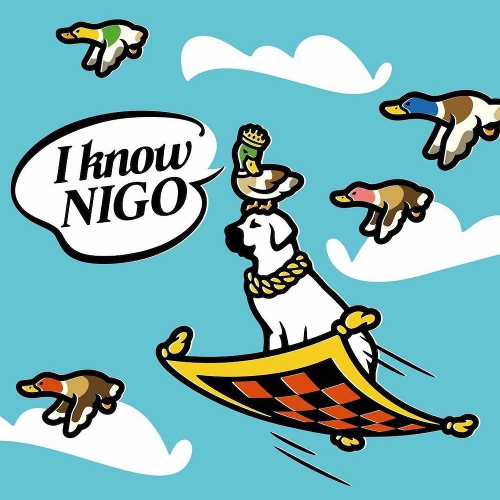 Nigos' I Know Nigo album cover featuring pusha-t and others