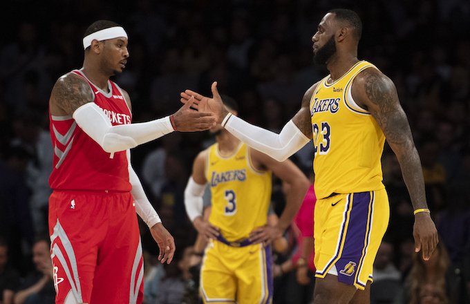 Together at last: Carmelo joins LeBron's Lakers to seek ring - The San  Diego Union-Tribune