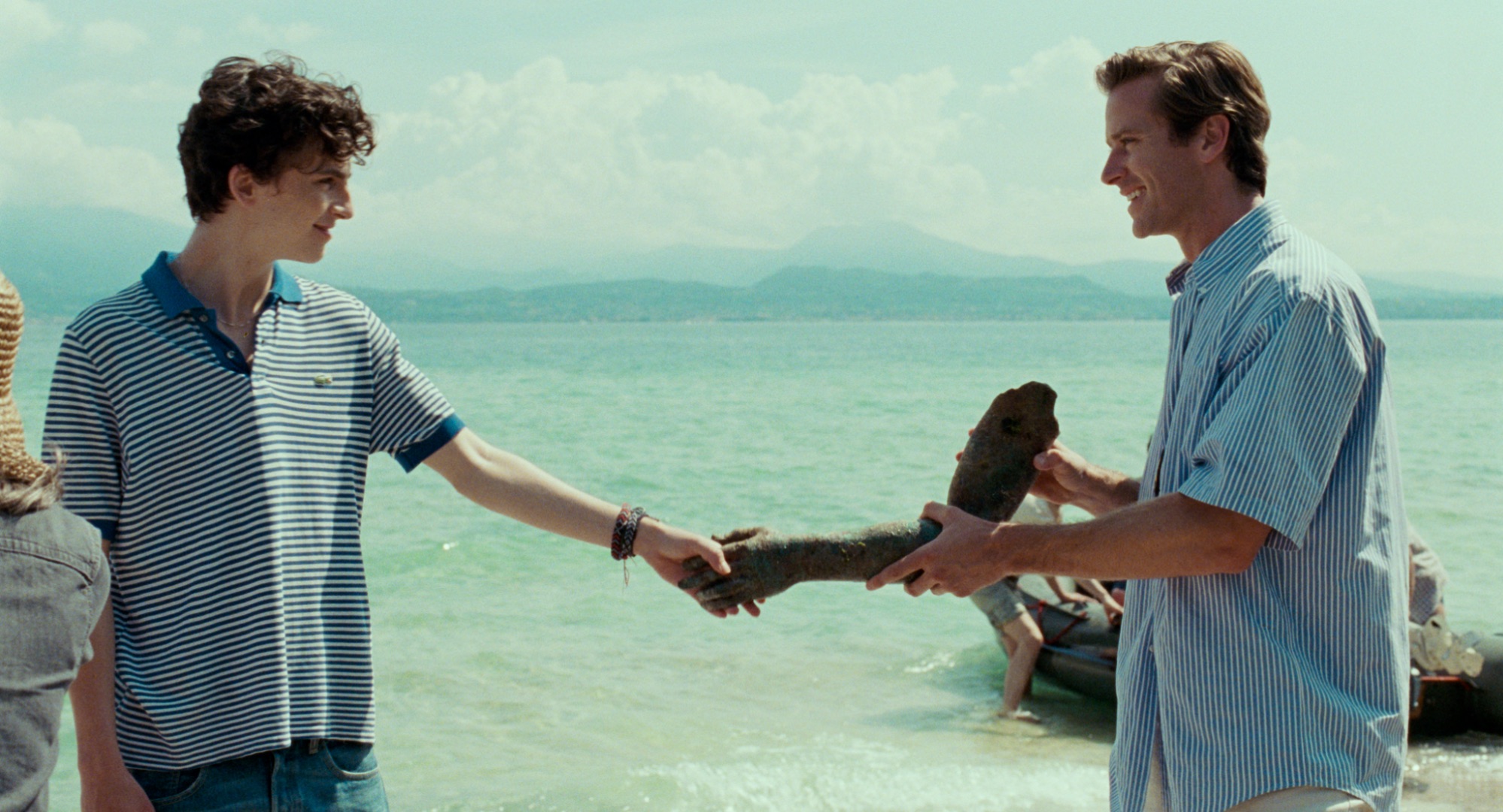 Armie Hammer and Timothée Chalamet in Call Me By Your Name