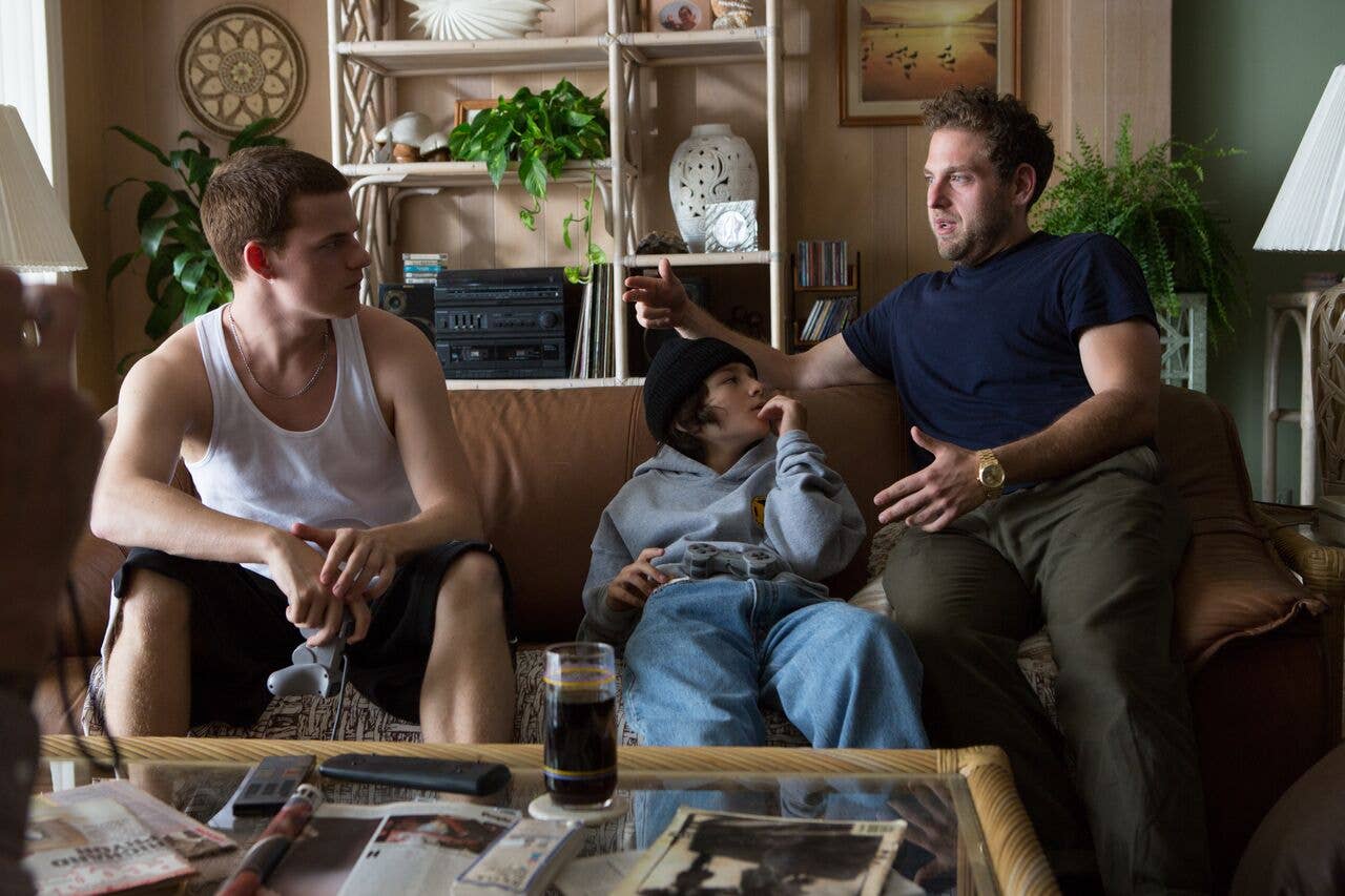 Jonah Hill behind the scenes on the set of 'Mid90s'