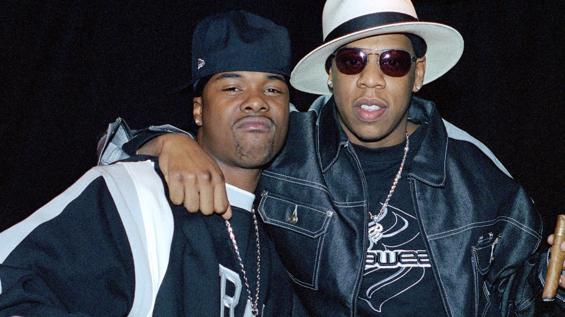 Memphis Bleek and Jay-Z at a Def Jam Island Records party