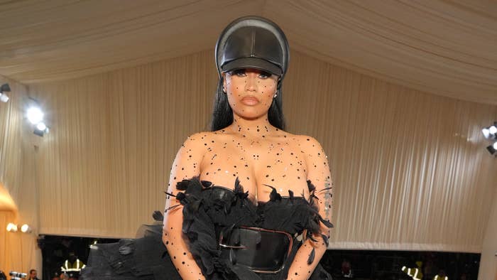 Nicki Minaj arrives at The 2022 Met Gala