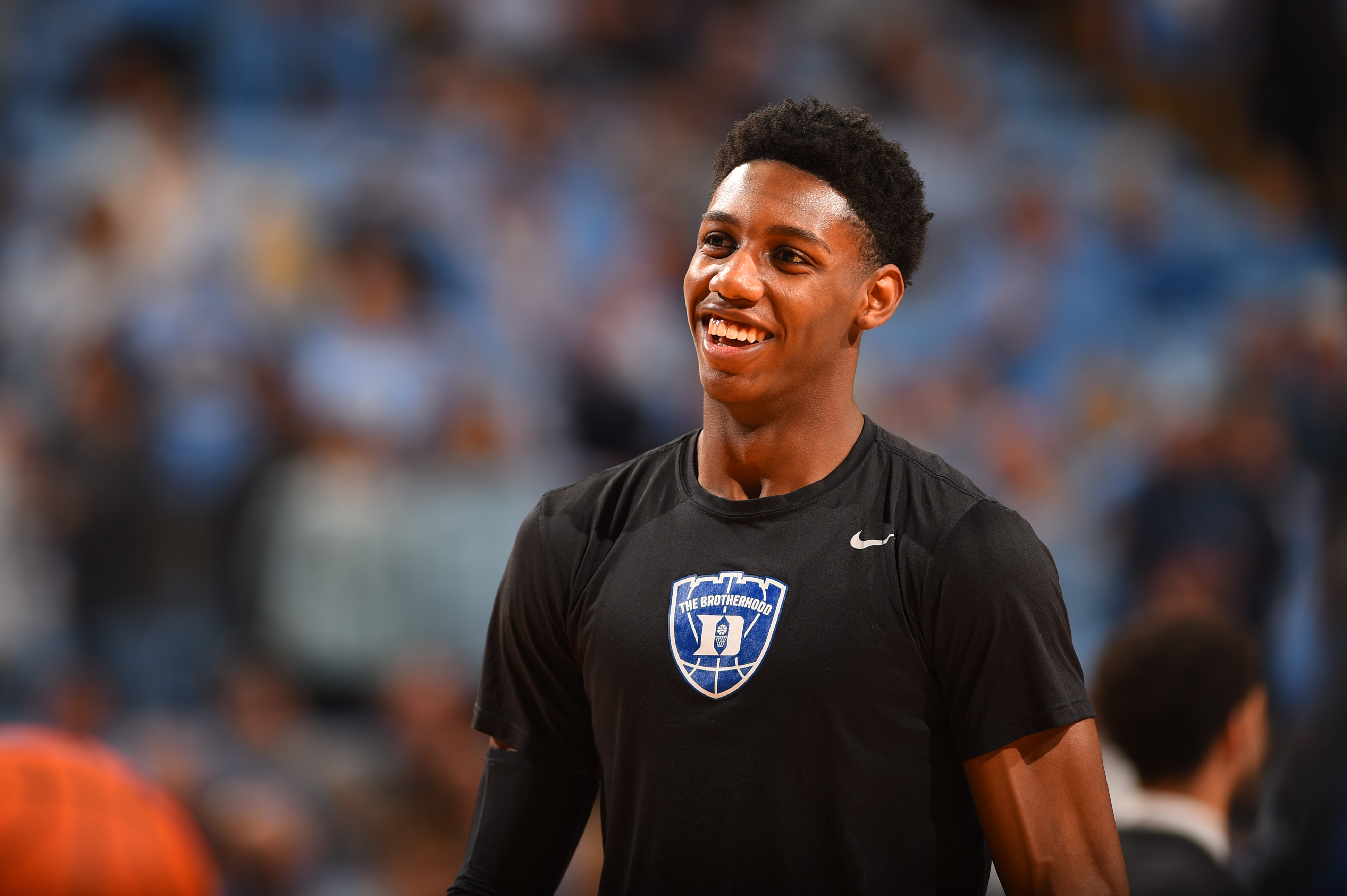 RJ Barrett Smile Duke North Carolina 2019