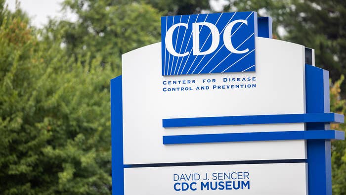 A view of the sign of Center for Disease Control headquarters is seen in Atlanta, Georgia