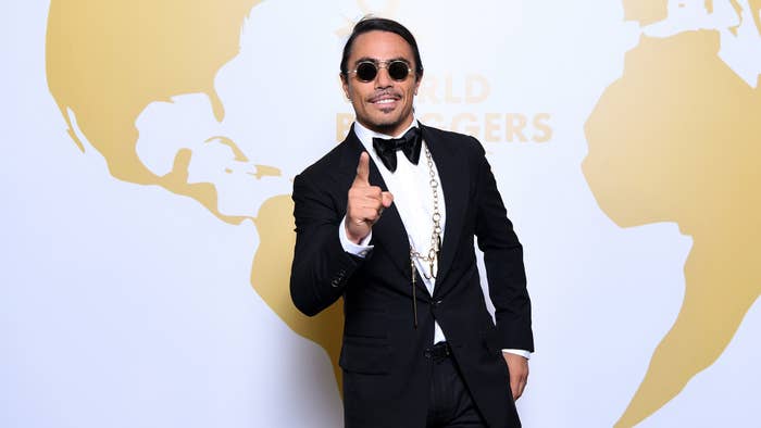 Nusret Gökçe attends the Inaugural 'World Bloggers Awards' during the 72nd annual Cannes Film Festival